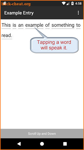Kids Reader - Tap to Speak Words screenshot
