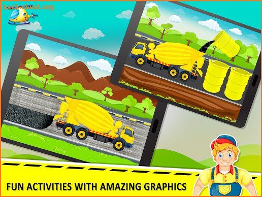 Kids Road Builder - Kids Construction Games screenshot