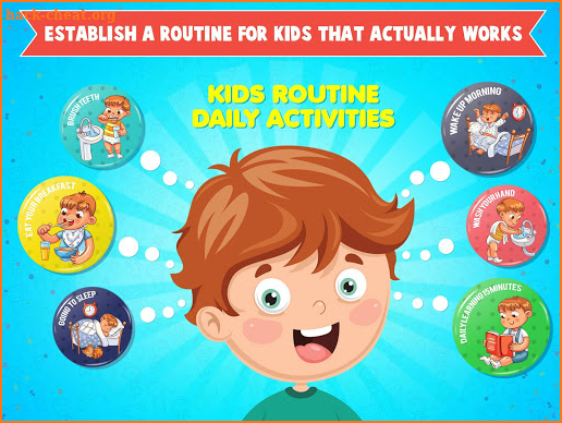 Kids Routine Daily Activities - Day & Night Chores screenshot