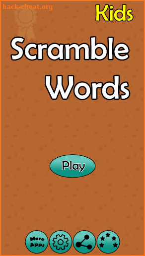 Kids Scramble Words Learning (Jumble words) screenshot