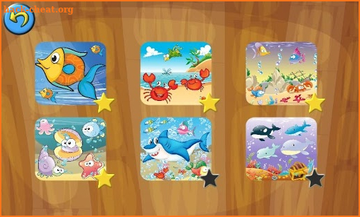 Kids Sea Animals Jigsaw Puzzle screenshot