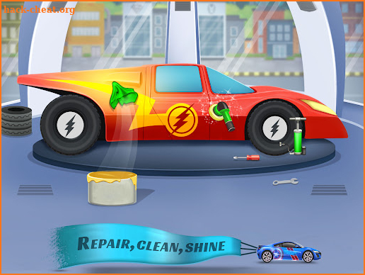 Kids Superhero Car Wash Games screenshot
