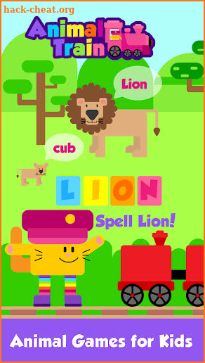 Kids Train Games -Animal Train screenshot