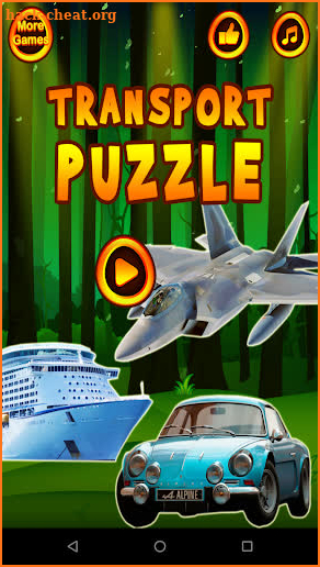Kids Transport Jigsaw Puzzle Cars, Planes, Boats screenshot