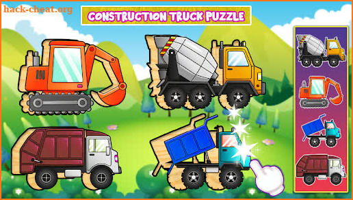 Kids Transport Trucks On Hills screenshot