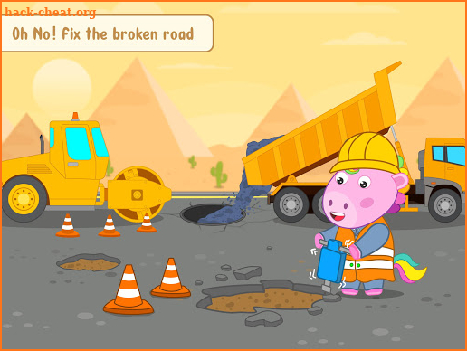 Kids Truck Adventure: Poppy Unicorn Car Wash Game screenshot