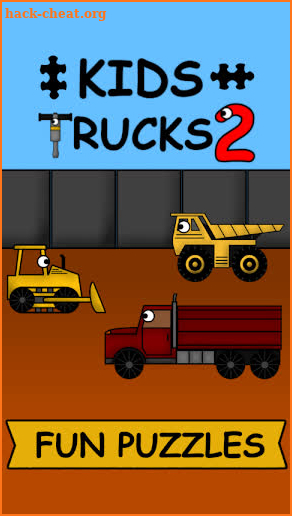 Kids Trucks: Puzzles 2 - Gold screenshot
