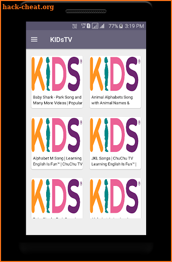 Kids Tube Tv Show - Nursery Rhymes & Songs screenshot