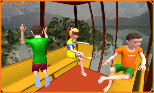 kids uphill chairlift adventure driving simulator screenshot