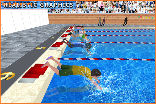 Kids Water Swimming Championship screenshot