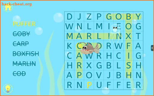 Kids Word Search: Nature screenshot