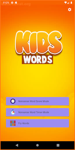 Kids Words - Nonsense Words and Fry Words screenshot