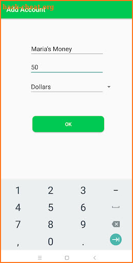 Kidsbank - A virtual piggy bank for kids screenshot
