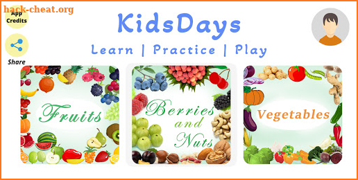 KidsDays: Fruits, Vegetables,  screenshot