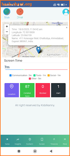 KidsNanny Parental Control App screenshot