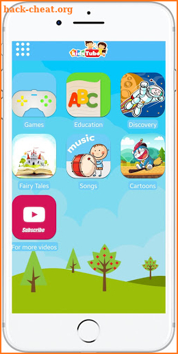 KidsTube - Safe Kids App Cartoons And Games screenshot