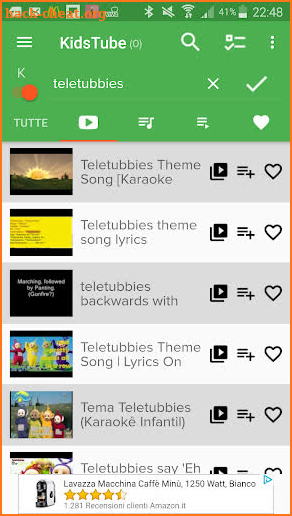 KIDSTUBE - Songs and karaoke for Kids & teenagers screenshot
