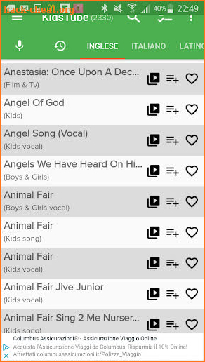 KIDSTUBE - Songs and karaoke for Kids & teenagers screenshot