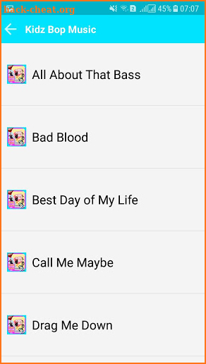 Kidz Bop Songs With Lyrics screenshot