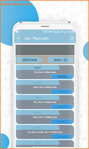 Kidz - Play and Learn Maths, Spelling, Clock screenshot