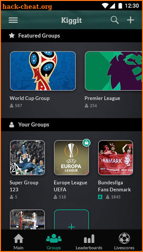 Kiggit: Social football predictions with prizes screenshot