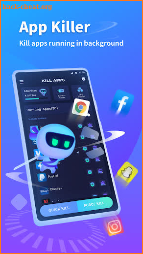 Kill Apps - Force Stop Apps screenshot