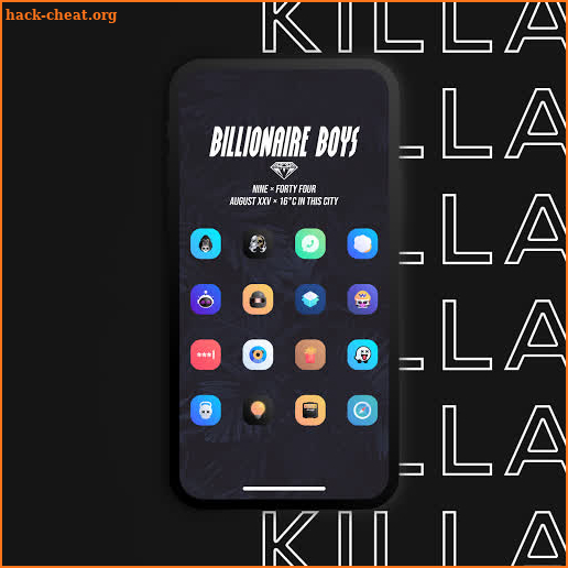 Killa Icons - Adaptive Icon Pack screenshot