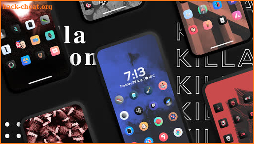 Killa Icons - Adaptive Icon Pack screenshot