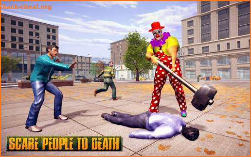 Killer Clown Attack Gangster City Pranks Sim screenshot