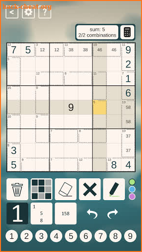 Killer Sudoku screenshot