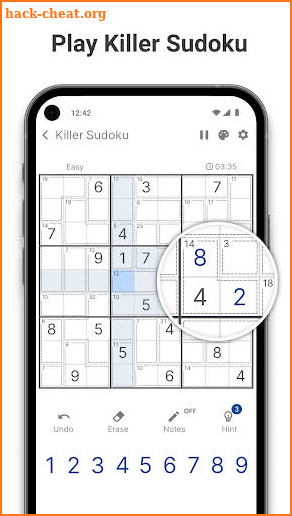Killer Sudoku - Free Number Sudoku Puzzles! screenshot