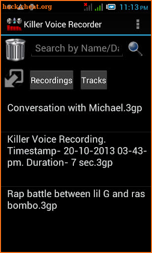 Killer Voice Recorder screenshot