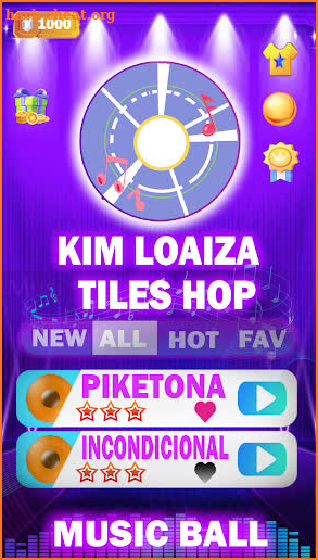 Kim Loaiza Tiles Hop screenshot