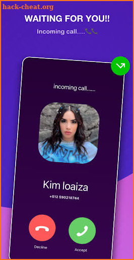Kim Loaiza 📞 Video Call + Chat Kimberly Loaiza screenshot