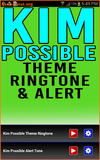 Kim Possible Ringtone & Alert screenshot