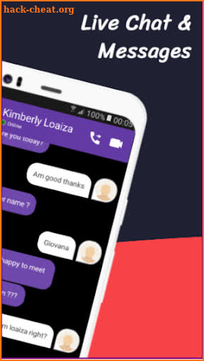 Kimberly Loaiza call : Kim Loaiza VideoCall & Chat screenshot