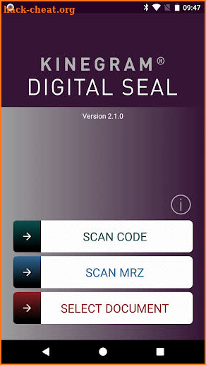 KINEGRAM® Digital Seal screenshot