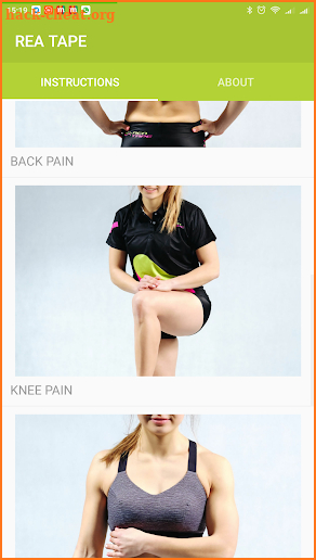 Kinesiology Taping Guide screenshot