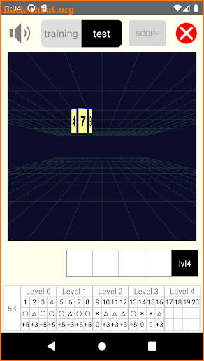 Kinetic Visual Acuity screenshot