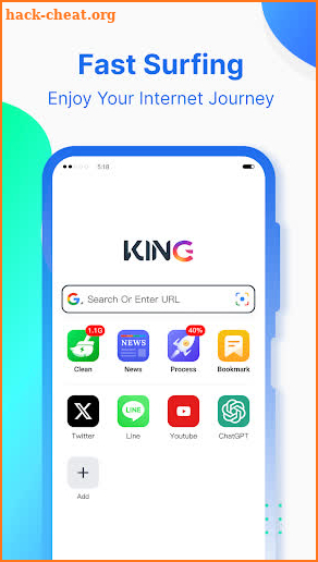 King Browser screenshot