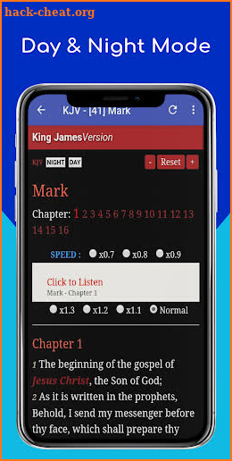 King James Audio Bible - KJV Free Download screenshot