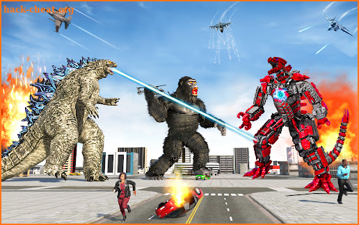 King Kong Attack Godzilla Game screenshot