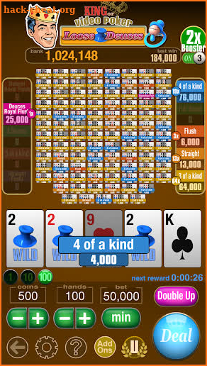 King Video Poker Multi Hand screenshot