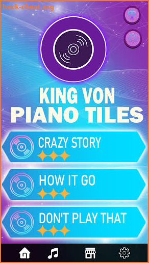 King Von Piano TIles screenshot