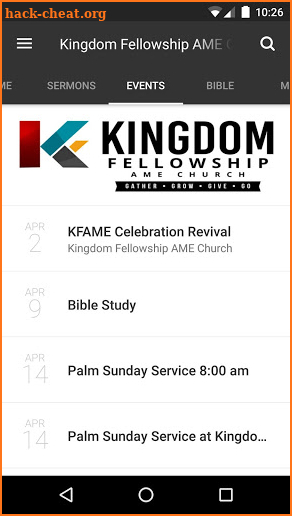 Kingdom Fellowship AME screenshot
