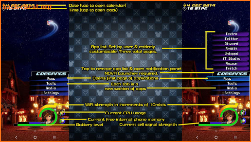 Kingdom Hearts - KLWP Theme by VT screenshot