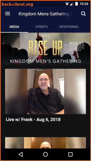 Kingdom Men's Gathering screenshot