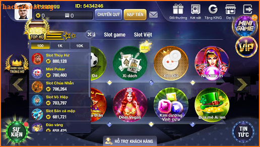 King.fun - Cổng Game Quốc Tế screenshot
