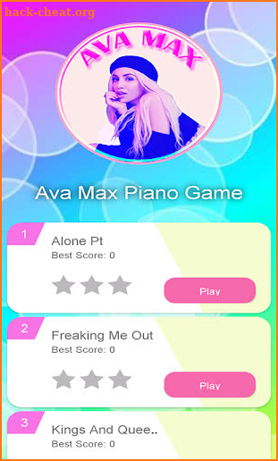 Kings and Queens Ava Max New Songs Piano Game screenshot