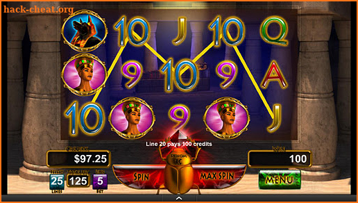 King's Tomb Video Slot Machine screenshot